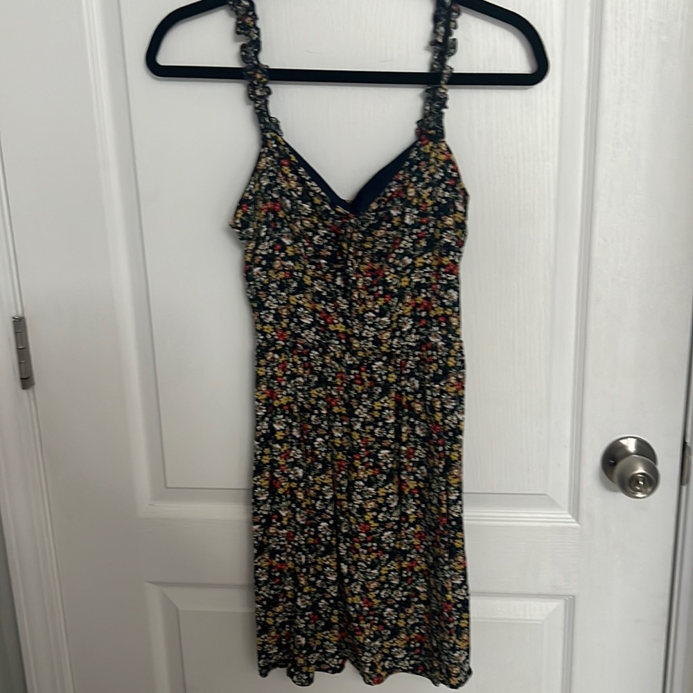 flowy dress with flowers